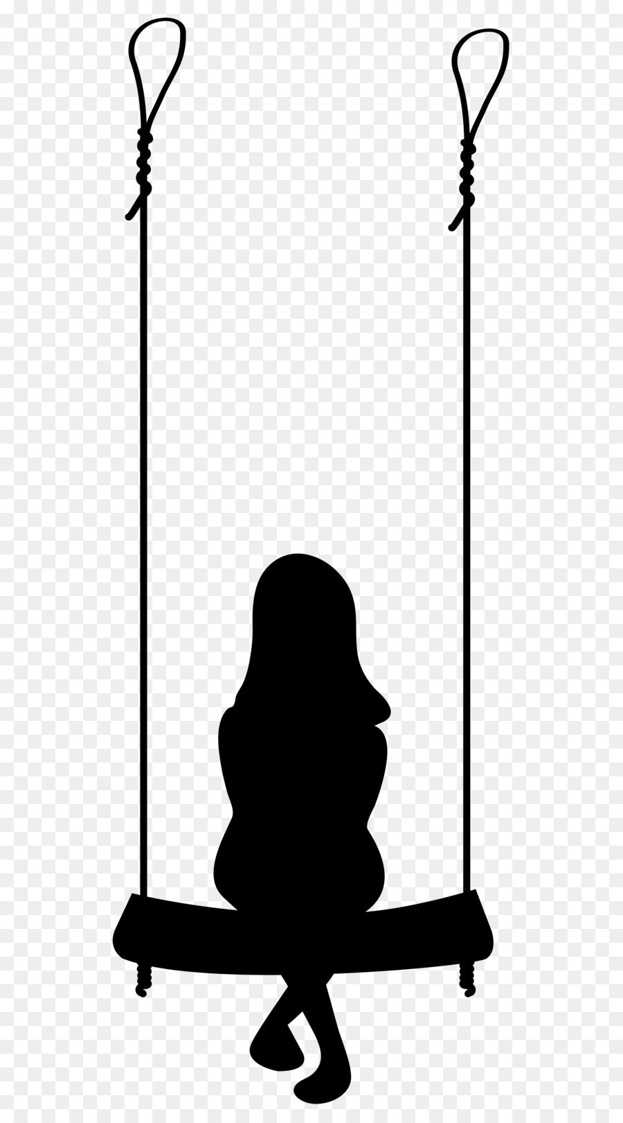 900x1620 Silhouette Swing Clip Art