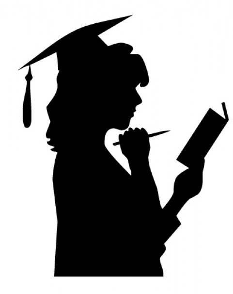 Girl Graduate Silhouette at GetDrawings | Free download