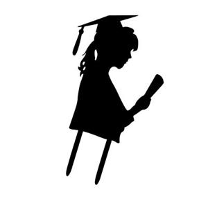 Girl Graduation Silhouette at GetDrawings | Free download