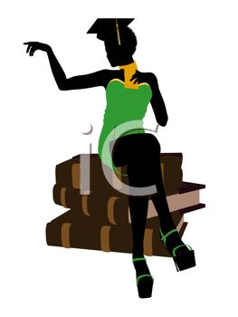 263x350 Graduation Clipart Black Woman