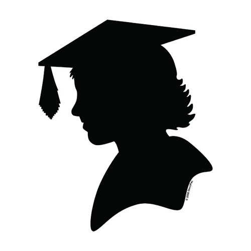 Girl Graduation Silhouette at GetDrawings | Free download