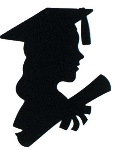 378x500 Girl Graduate Silhouette, 12 Inches Silhouettes, Girls And Grad