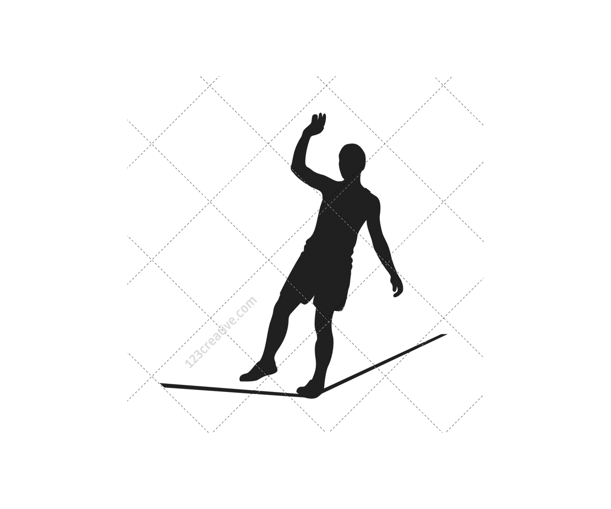 1200x1000 Gymnast Silhouettes Vector Pack