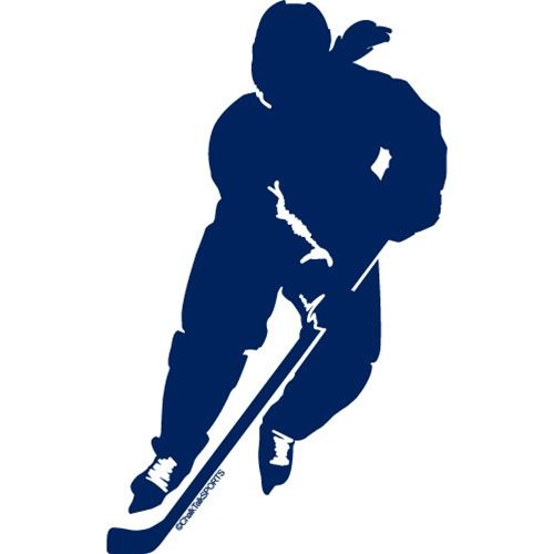 Girl Hockey Player Silhouette at GetDrawings | Free download