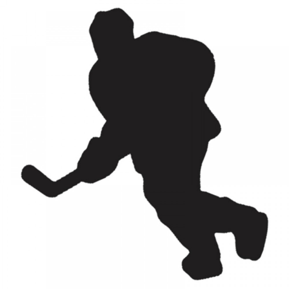 Girl Hockey Player Silhouette at GetDrawings | Free download