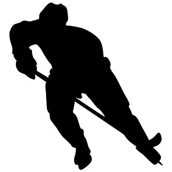 Girl Hockey Player Silhouette at GetDrawings | Free download