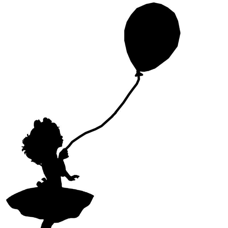 800x800 Girl Holding Balloon Tote Bags By Amy101 Redbubble