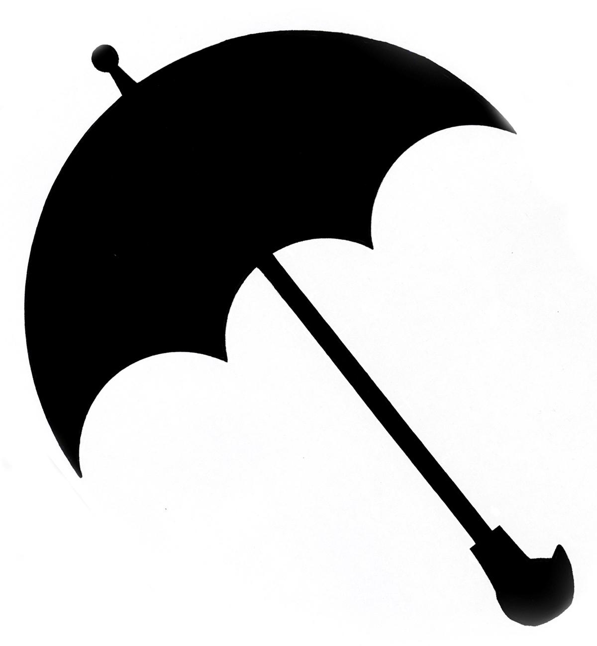 1200x1300 Free Umbrella Silhouette Clip Art
