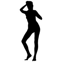 200x200 Girl Girls Human People Person Dancing Silhouette Silhouettes