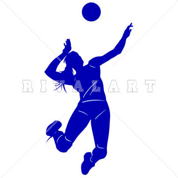 361x361 Little Girl Clipart Volleyball