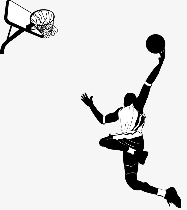 Girl Playing Basketball Silhouette at GetDrawings | Free download