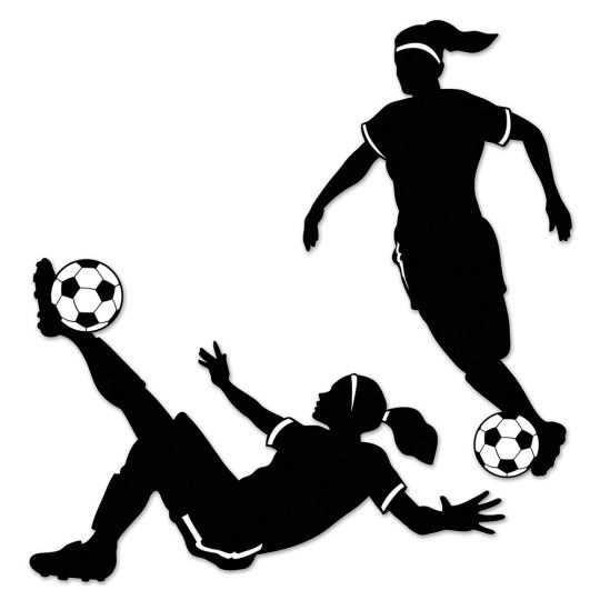 540x540 Soccer Silhouettes
