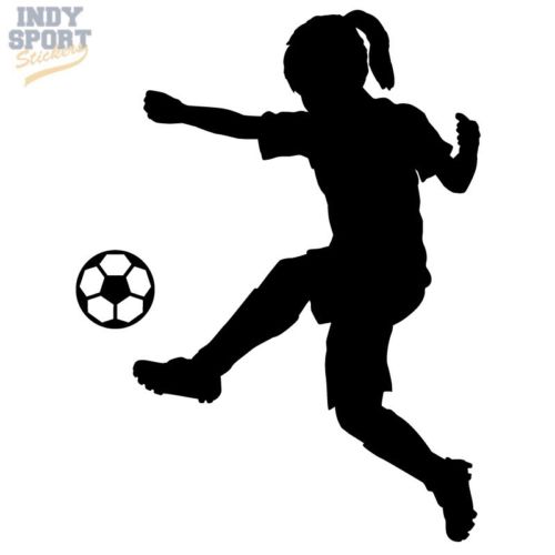 500x500 Silhouette Girl Soccer Player Kicking Ball