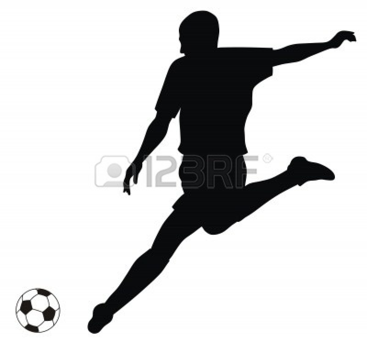 1200x1119 Soccer Silhouette Clip Art