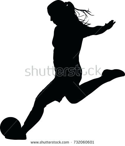 401x470 Soccer Silhouette Football Player Dribbling Clip Art Playing