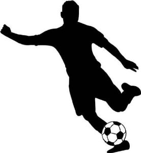 277x300 Girl Soccer Player Silhouette