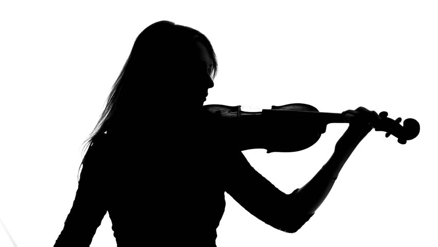 852x480 Silhouette Of A Girl In A Short Black Dress And Heels Playing