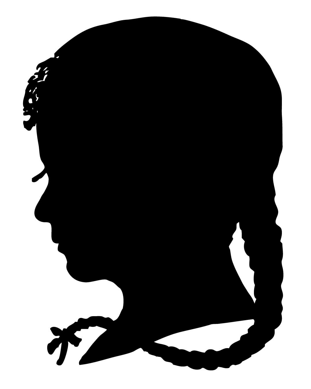 1079x1351 Reading Silhouette Clipart
