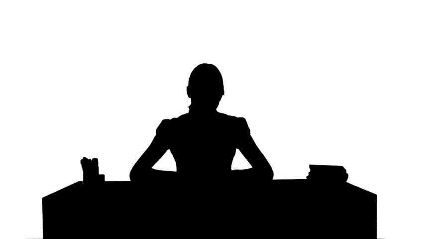 852x480 Silhouette Of A Beautiful Girl Who Reads A Book On The Windowsill