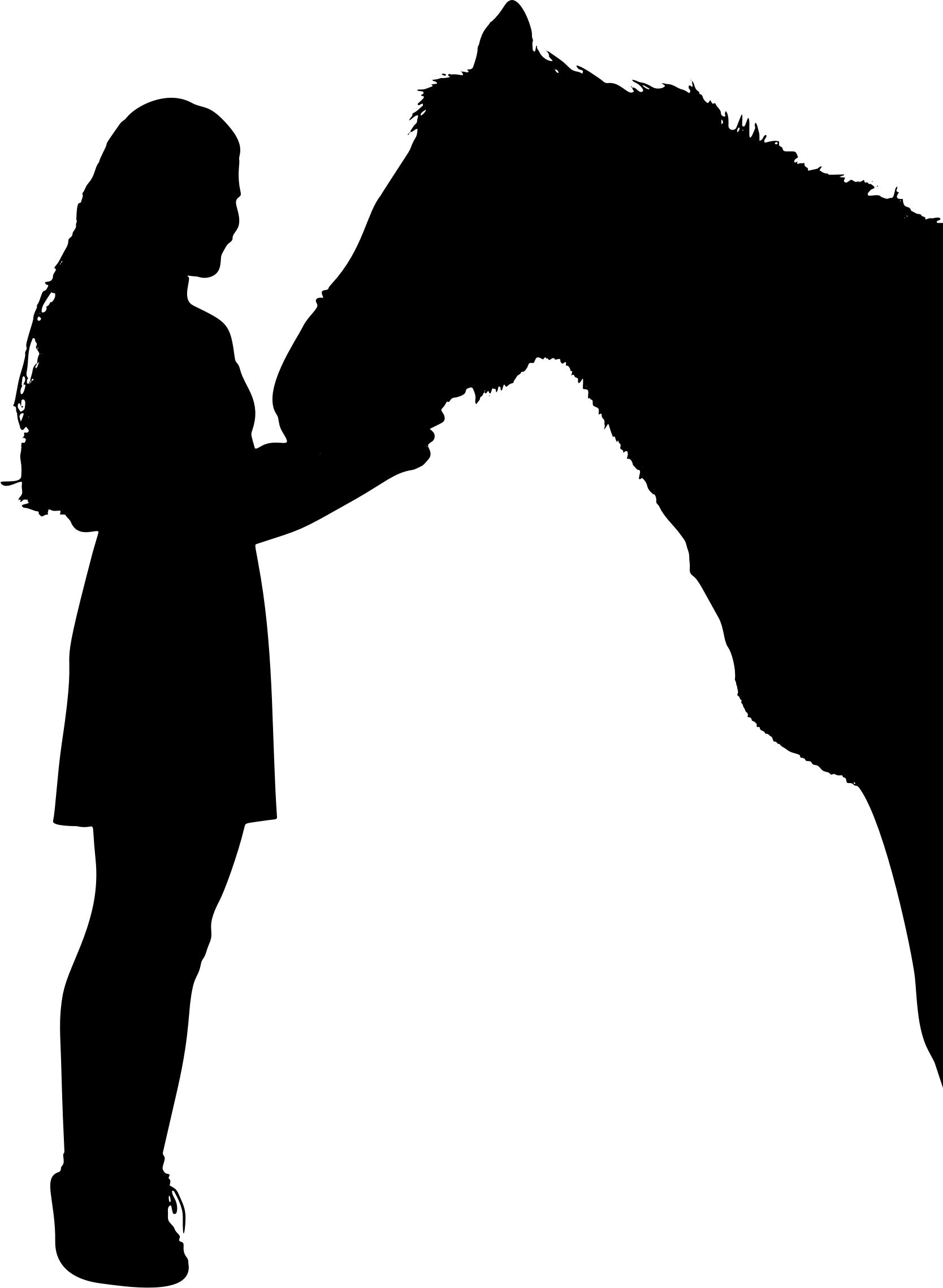 Girl Riding Horse Silhouette at GetDrawings | Free download