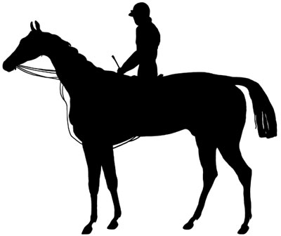 400x336 And Rider Silhouette Clip Art