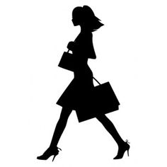 236x236 Woman Silhouette Clip Art Silhouettes Bags, Clip