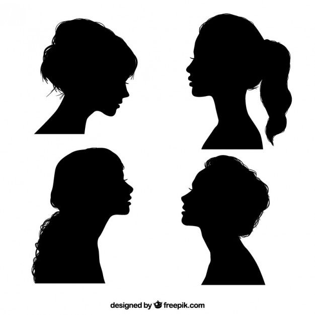 626x626 Black Menina Silhuetas Girl Silhouette, Silhouettes And Stenciling