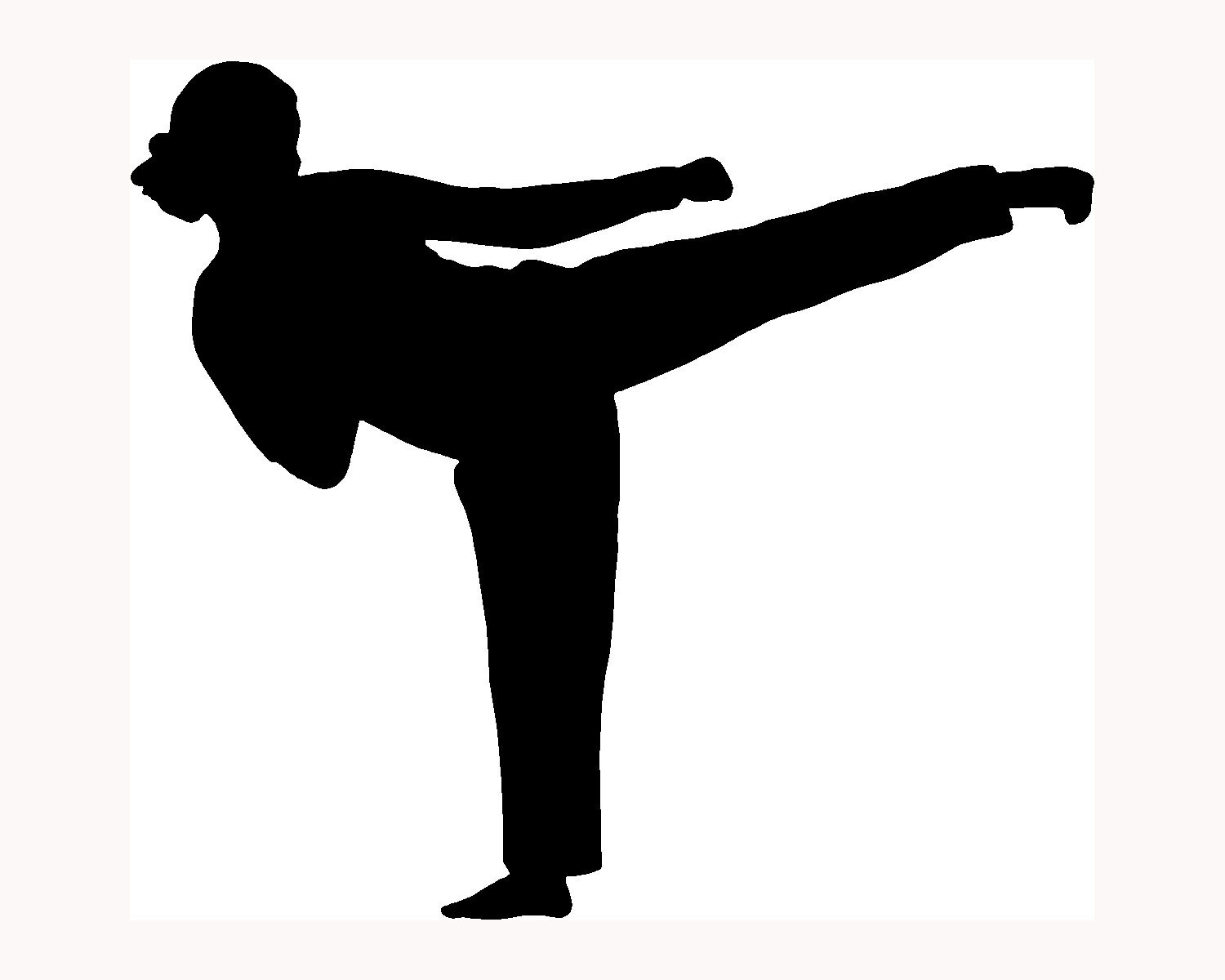 1500x1200 Martial Arts Clipart Silhouette