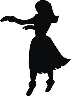 236x321 Hawaiian Girl Silhouette