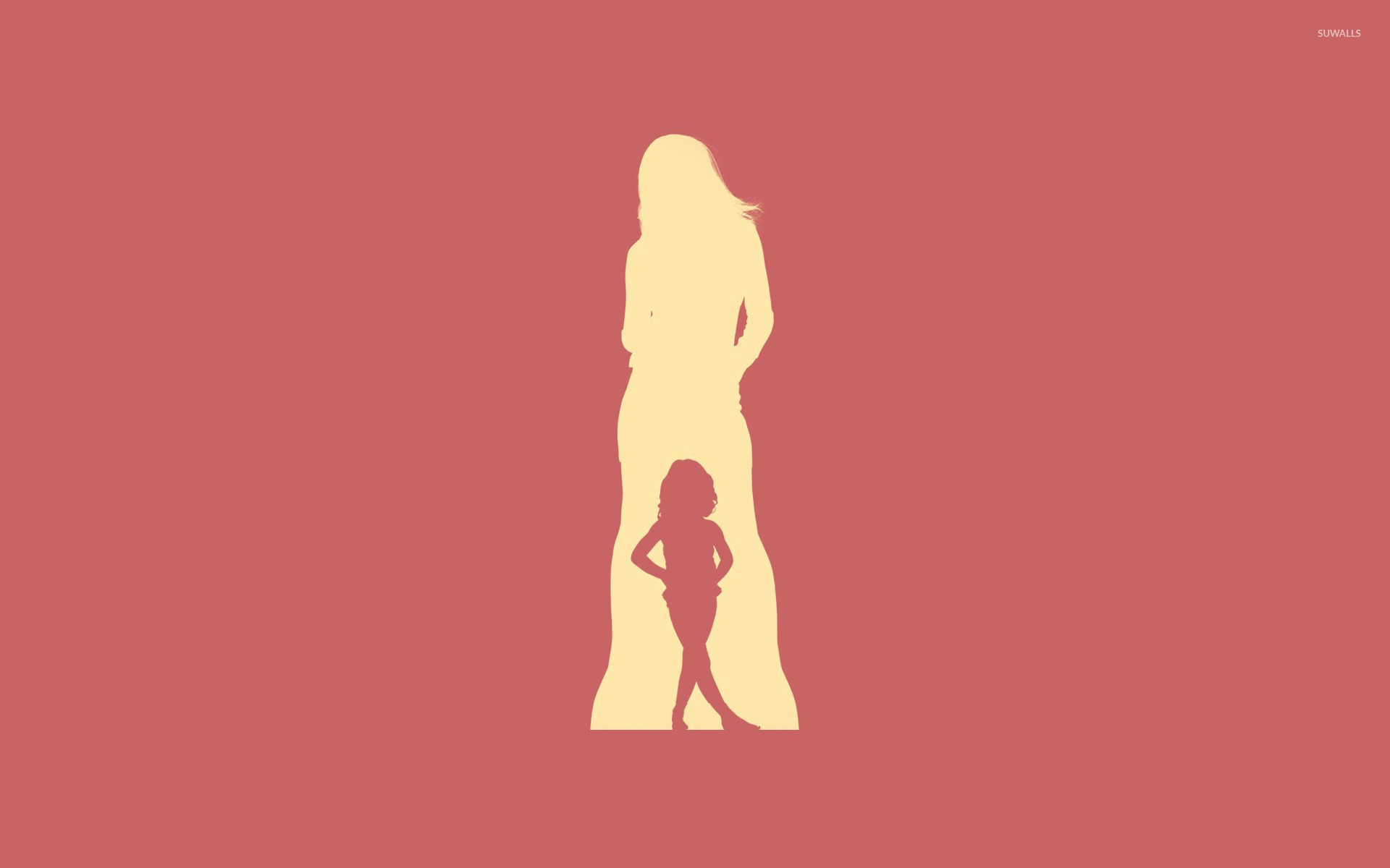 1920x1200 Girl Silhouettes Wallpaper