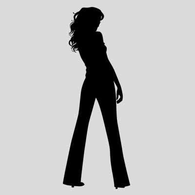 400x400 Urban Fashion Lady Urban Fashion, Urban And Wall Sticker