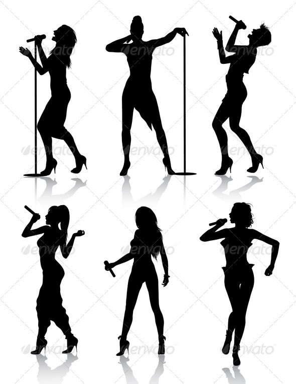 590x764 Shadows Clipart Singer