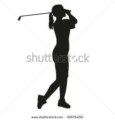 450x470 Swinging Golfer Silhouette Golf Clipart, Explore Pictures