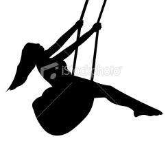 245x205 Girl Swinging Silhouette