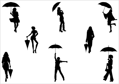 502x352 Umbrella People Cliparts Many Interesting Cliparts