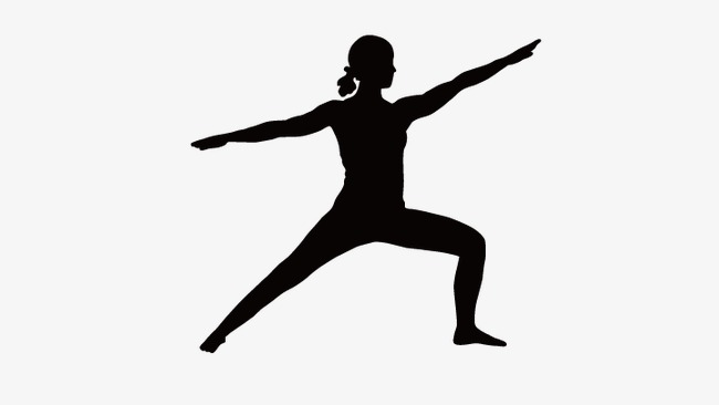 650x366 Yoga Girl, Vector Girl Silhouette, Yoga Vector Png And Vector