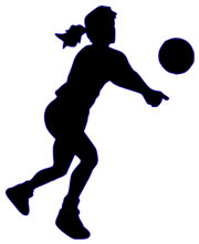 180x221 Volleyball Bump Clipart