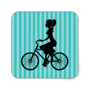 307x307 Ponytail Girl Stickers Zazzle