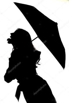 236x354 Girl Silhouette With Umbrella