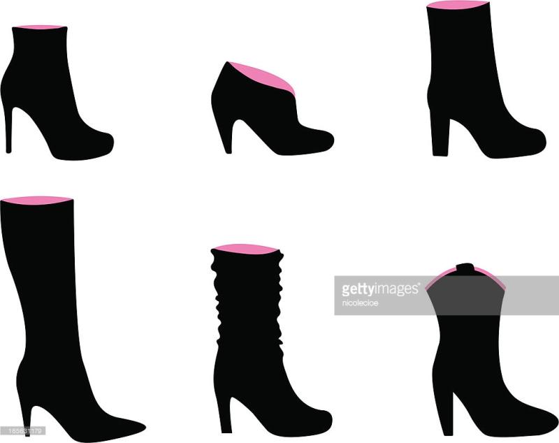 800x634 High Heel Silhouette Clip Art