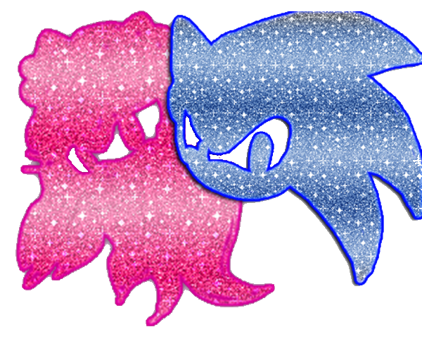 600x498 Sonic X Flopii Silhouette Glitter By Flopisega
