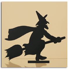 236x236 Witch Flying Silhouette