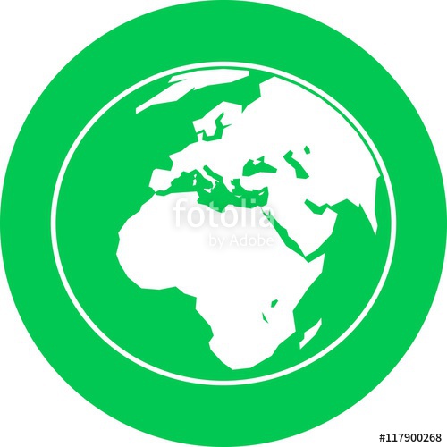 500x500 Earth Travel World Planet Global Globe Geography Ecology Network