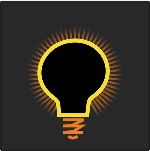 496x500 Glowing Light Bulb Illustration Public Domain Vectors