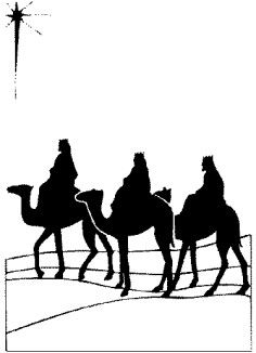 236x326 Shepherds Silhouettes Card Making And Crafts Supplies Crimson