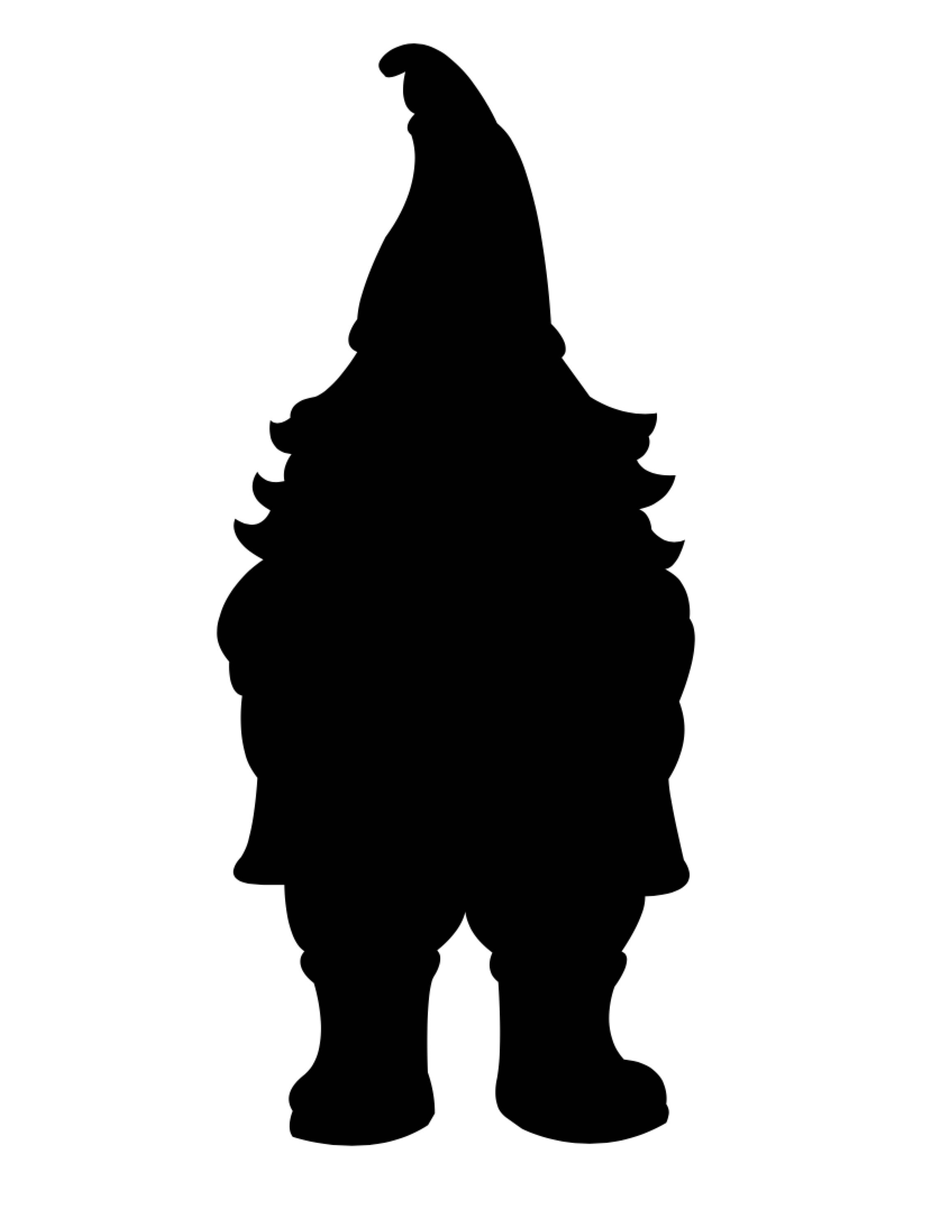 2318x3000 Gnome Stencil Made From 4 Ply Mat Board