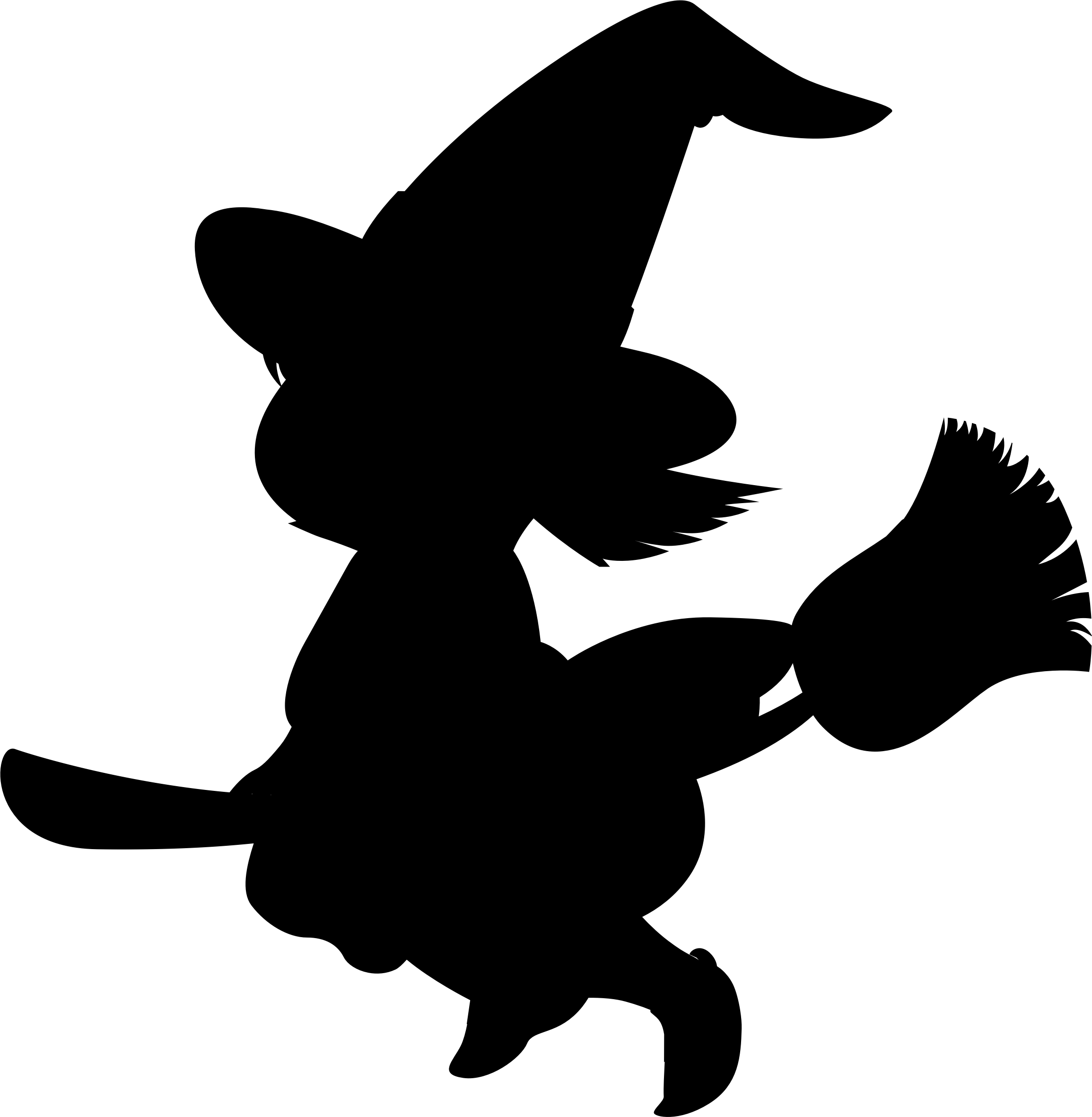 2309x2360 Cartoon Witch Silhouette Icons Png