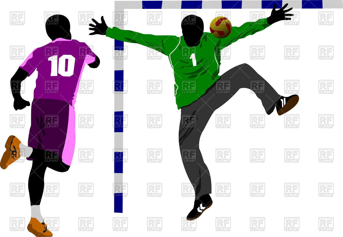 1200x829 Silhouettes Of Handball Players