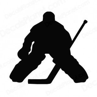 310x310 Free Hockey Silouette Hockey Goalie Goaler Silhouette Other