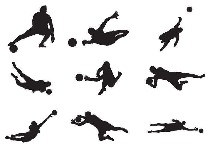 Goalkeeper Silhouette at GetDrawings | Free download